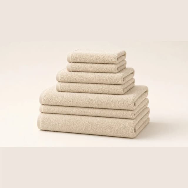 Lot de 6 serviettes de toilette